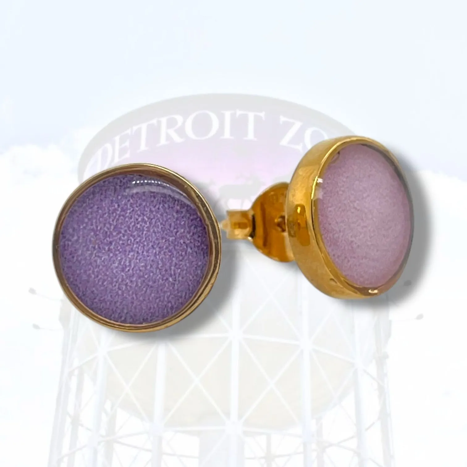 Detroit Zoo Brittany Earrings | Gold