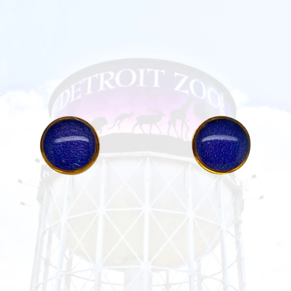Detroit Zoo Brittany Earrings | Gold