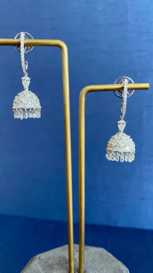 Diamond Dome Earring Drops
