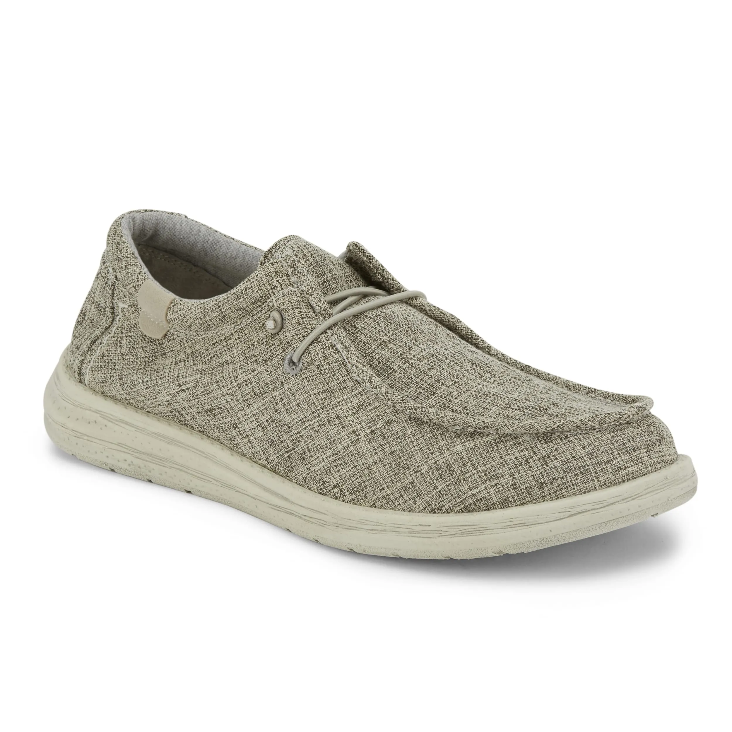 DOCKERS Mens Farley Loafer Shoe with 4-Way Stretch, Cement, 12 M