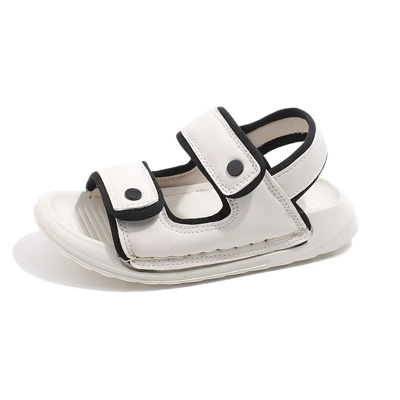 DOUBLE VELCRO SANDAL - WHITE