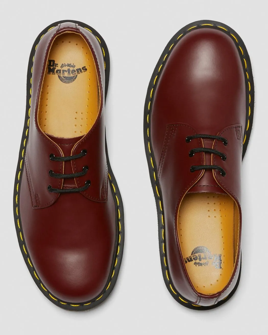Dr Martens 1461 Smooth Leather Shoes Cherry Red
