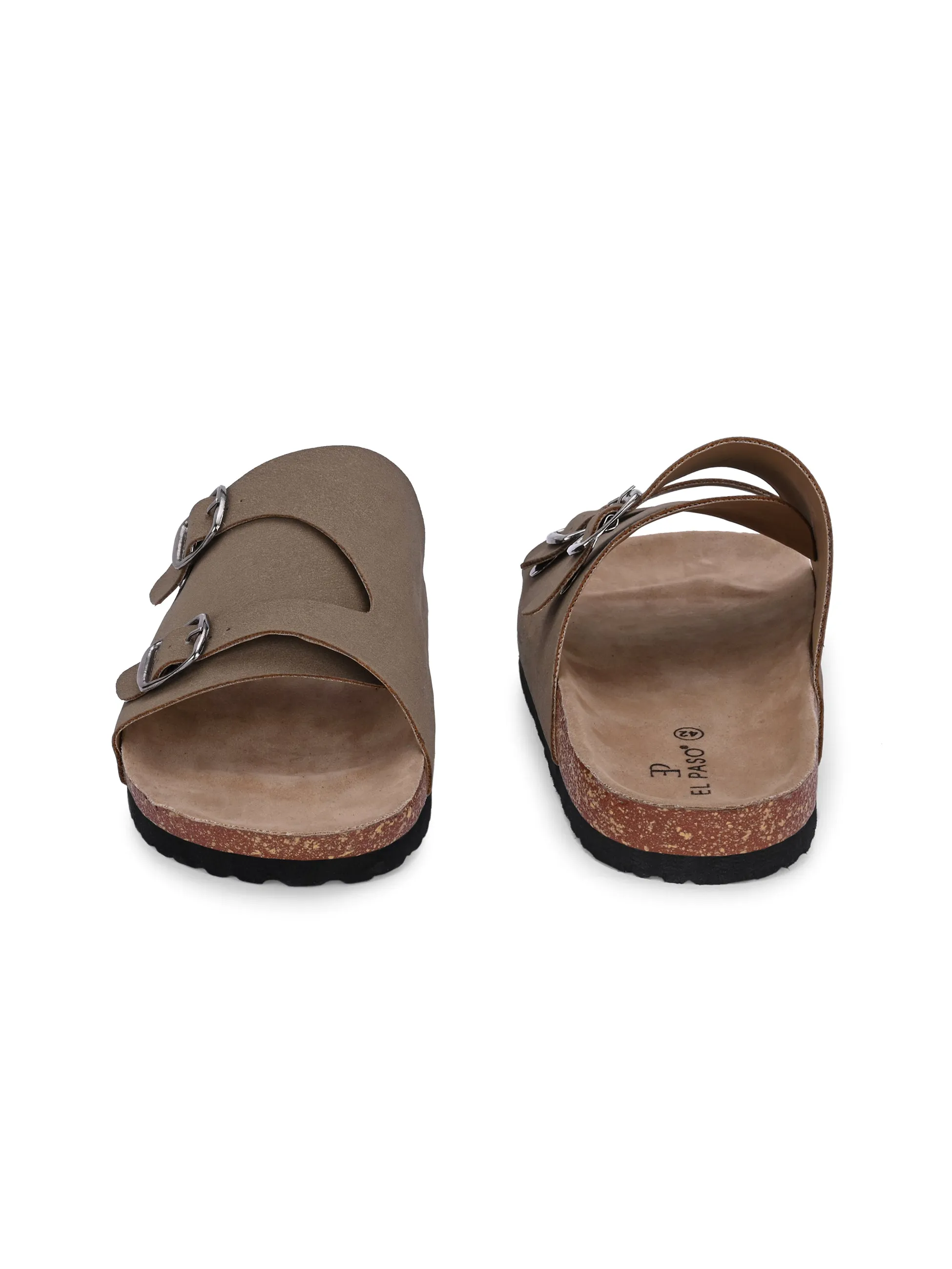 Ebony Dual-Strap Sandal