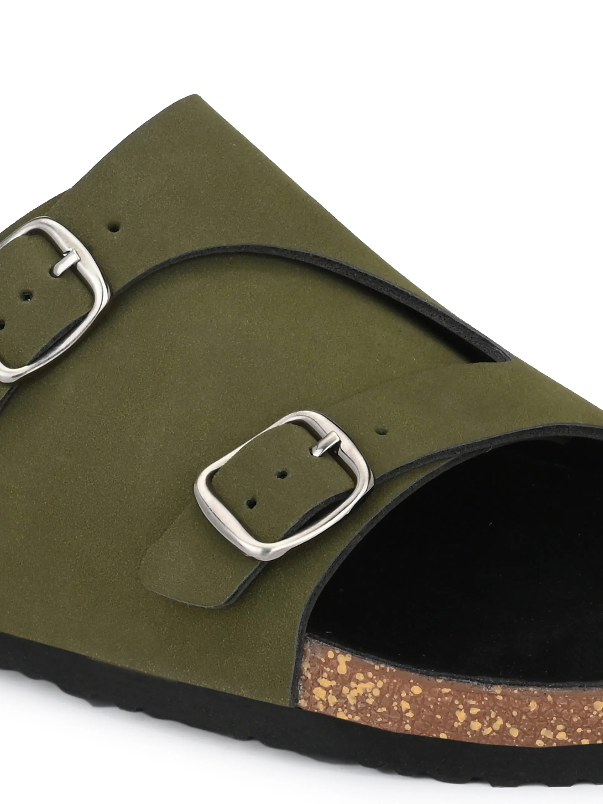 Ebony Dual-Strap Sandal