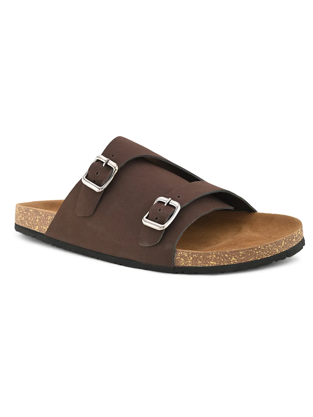 Ebony Dual-Strap Sandal