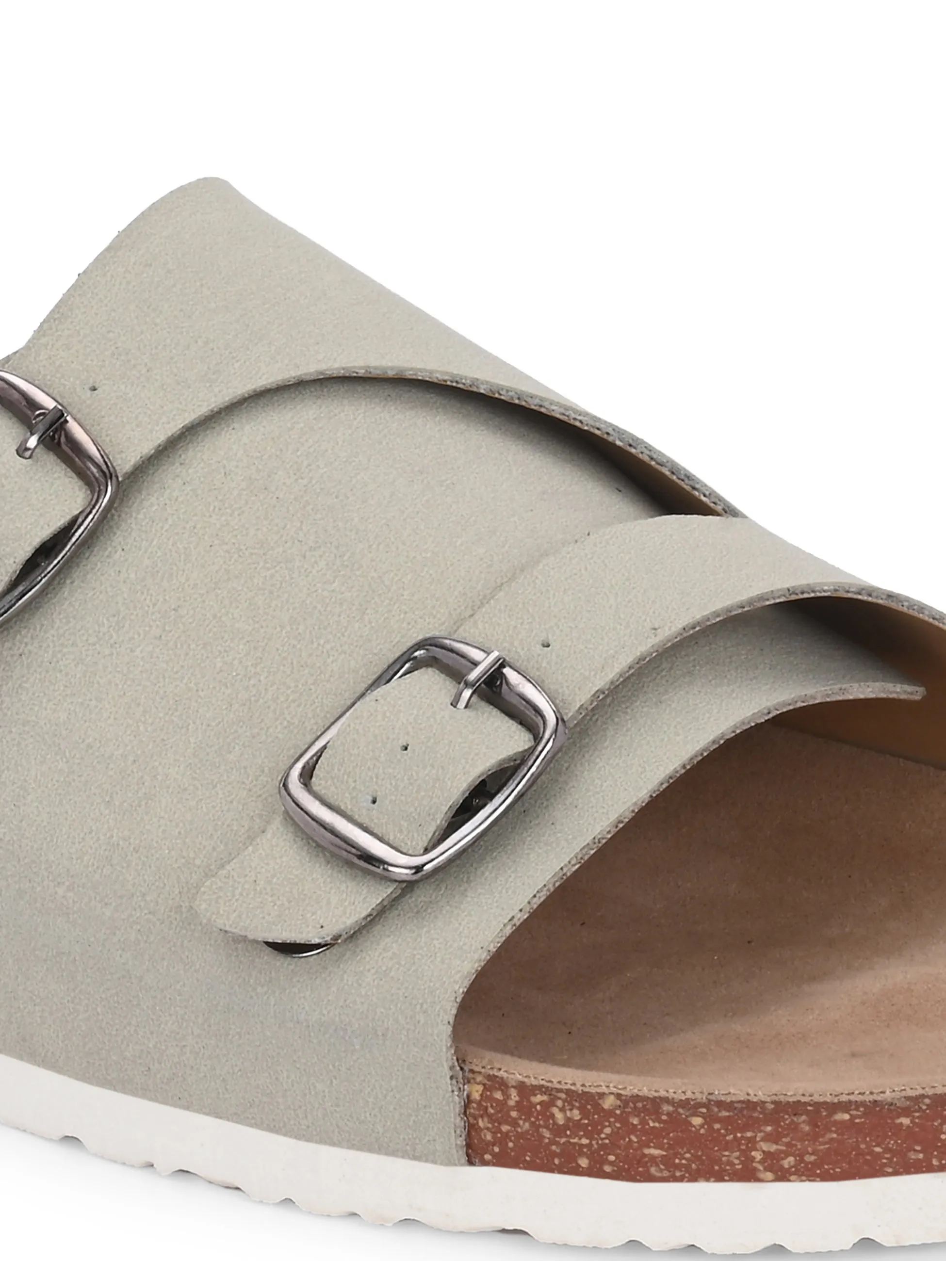 Ebony Dual-Strap Sandal