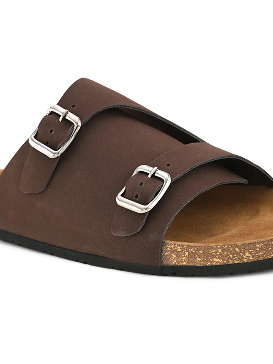 Ebony Dual-Strap Sandal