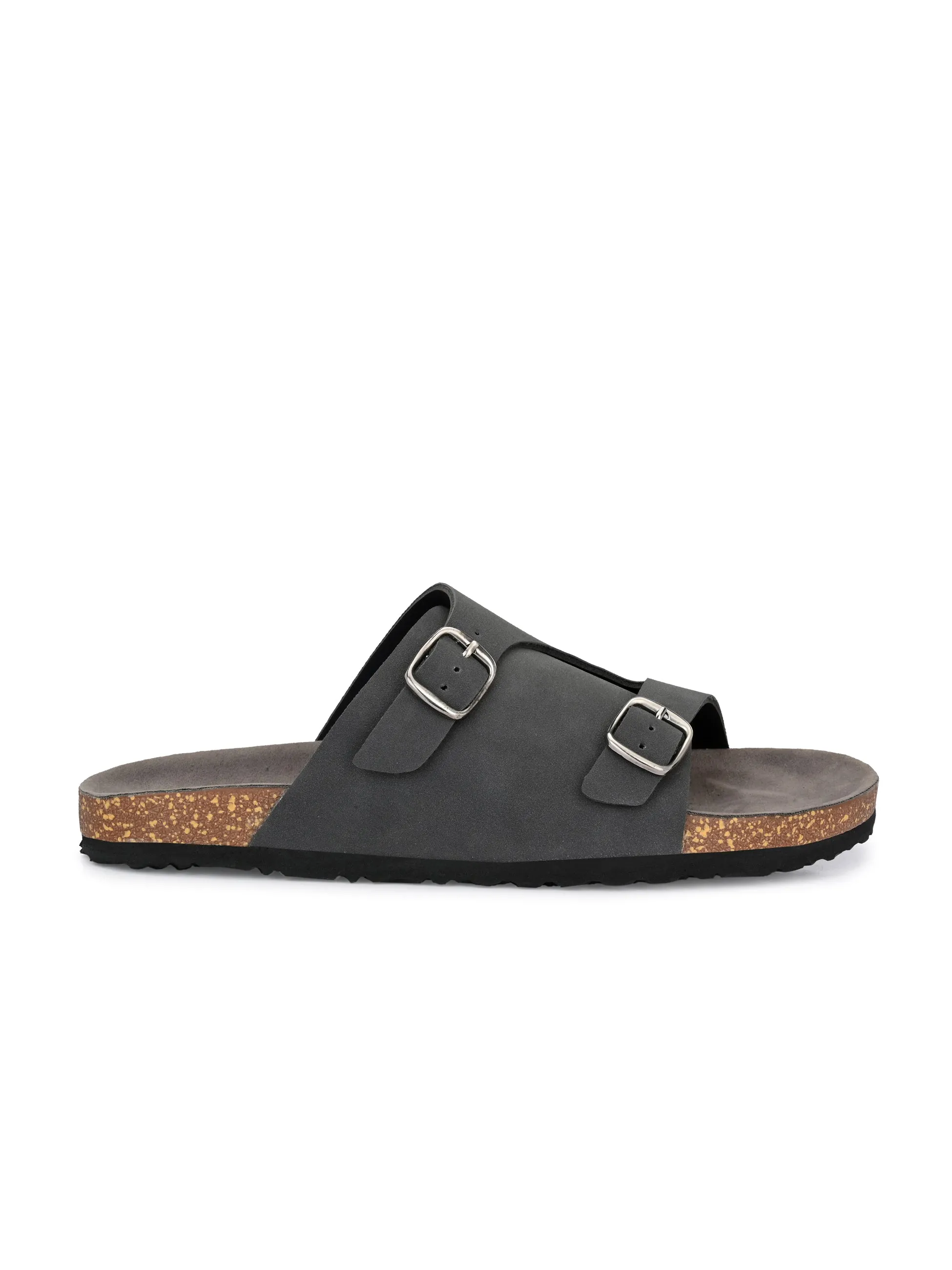 Ebony Dual-Strap Sandal
