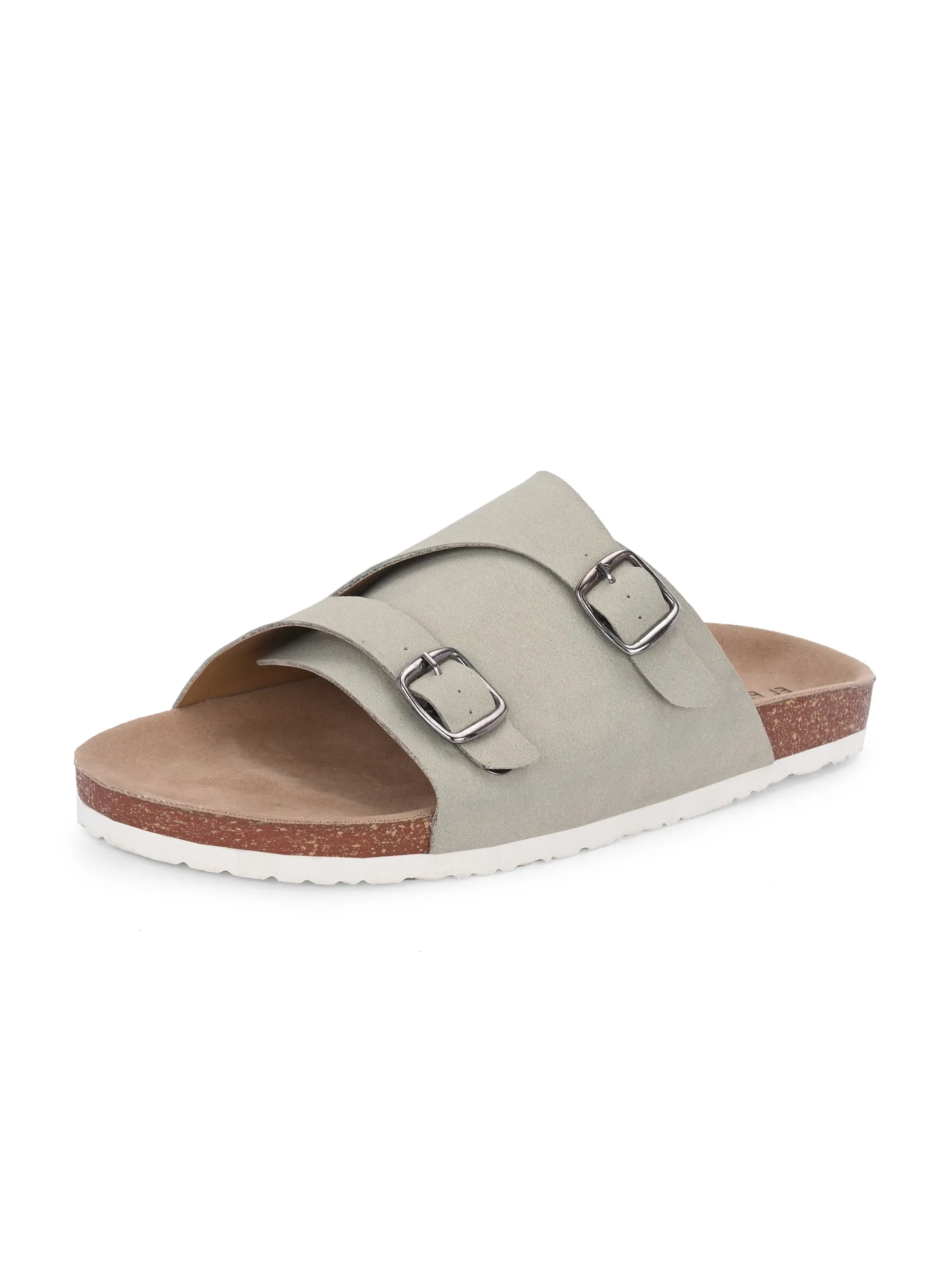 Ebony Dual-Strap Sandal