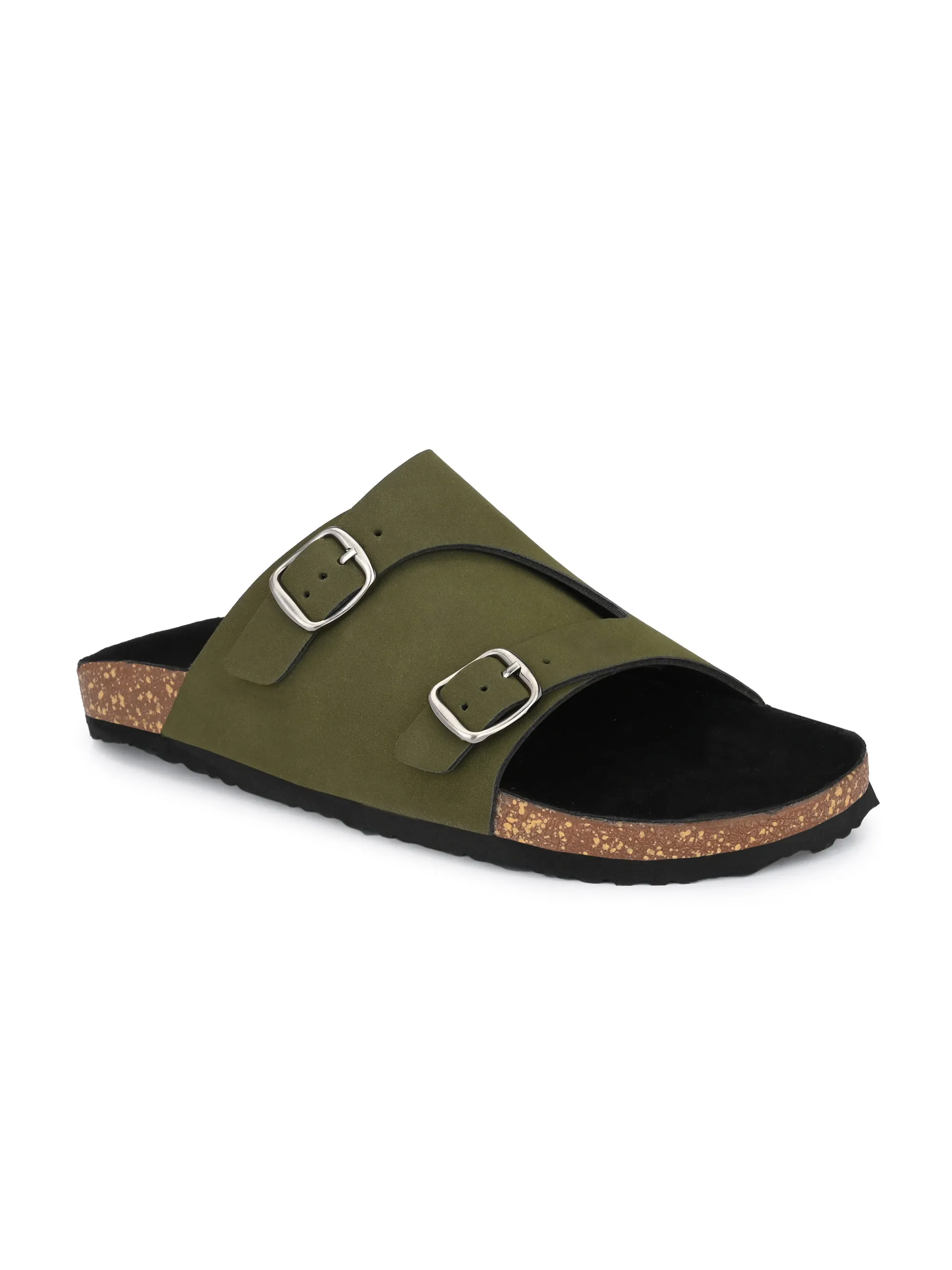 Ebony Dual-Strap Sandal