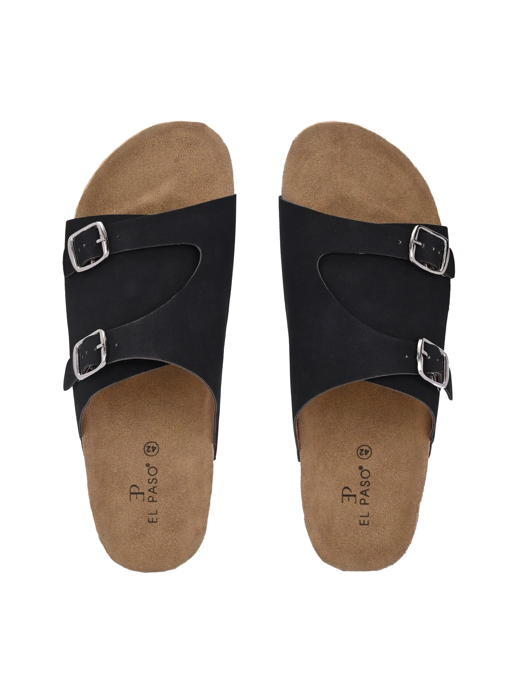 Ebony Dual-Strap Sandal