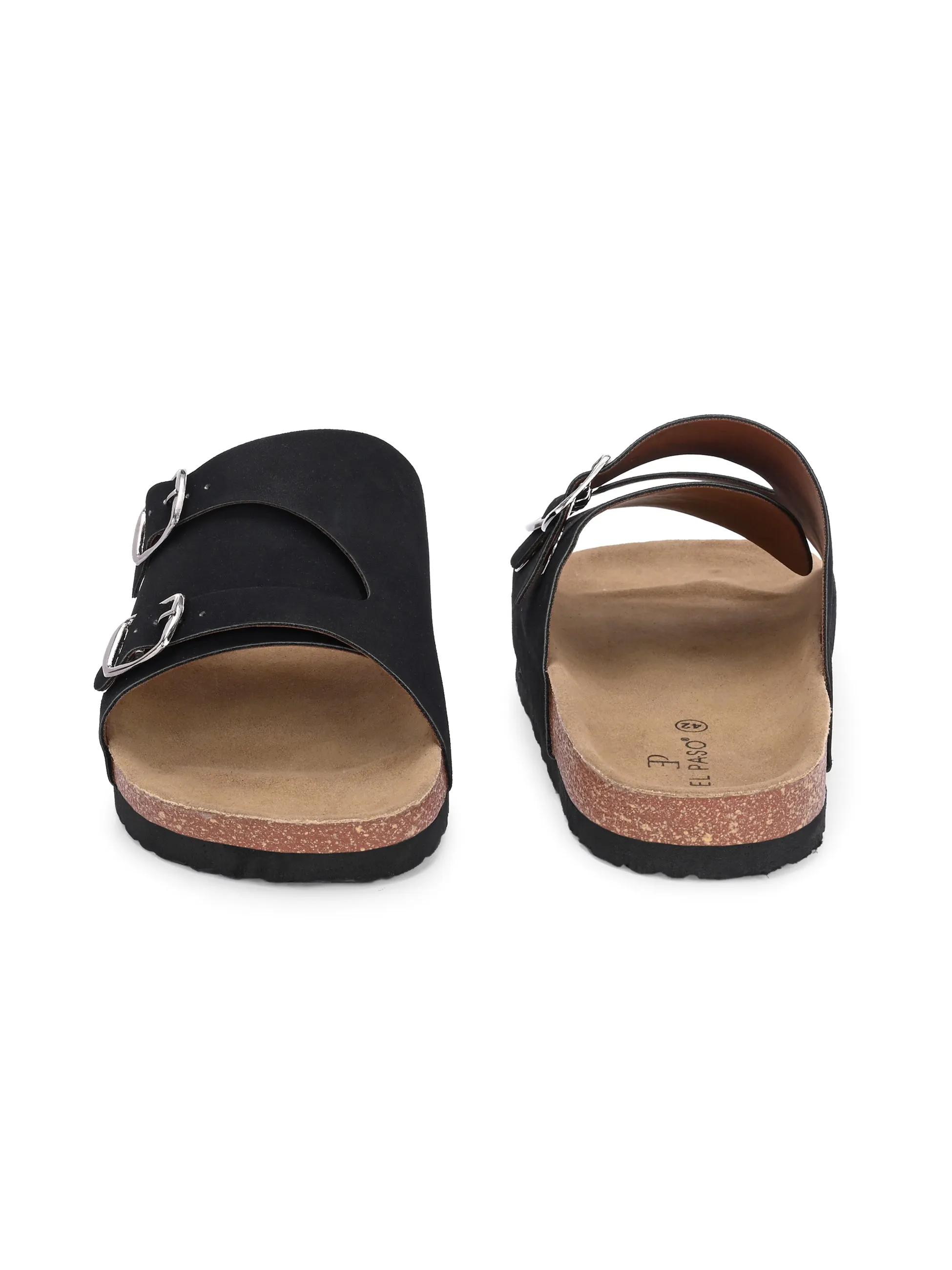Ebony Dual-Strap Sandal