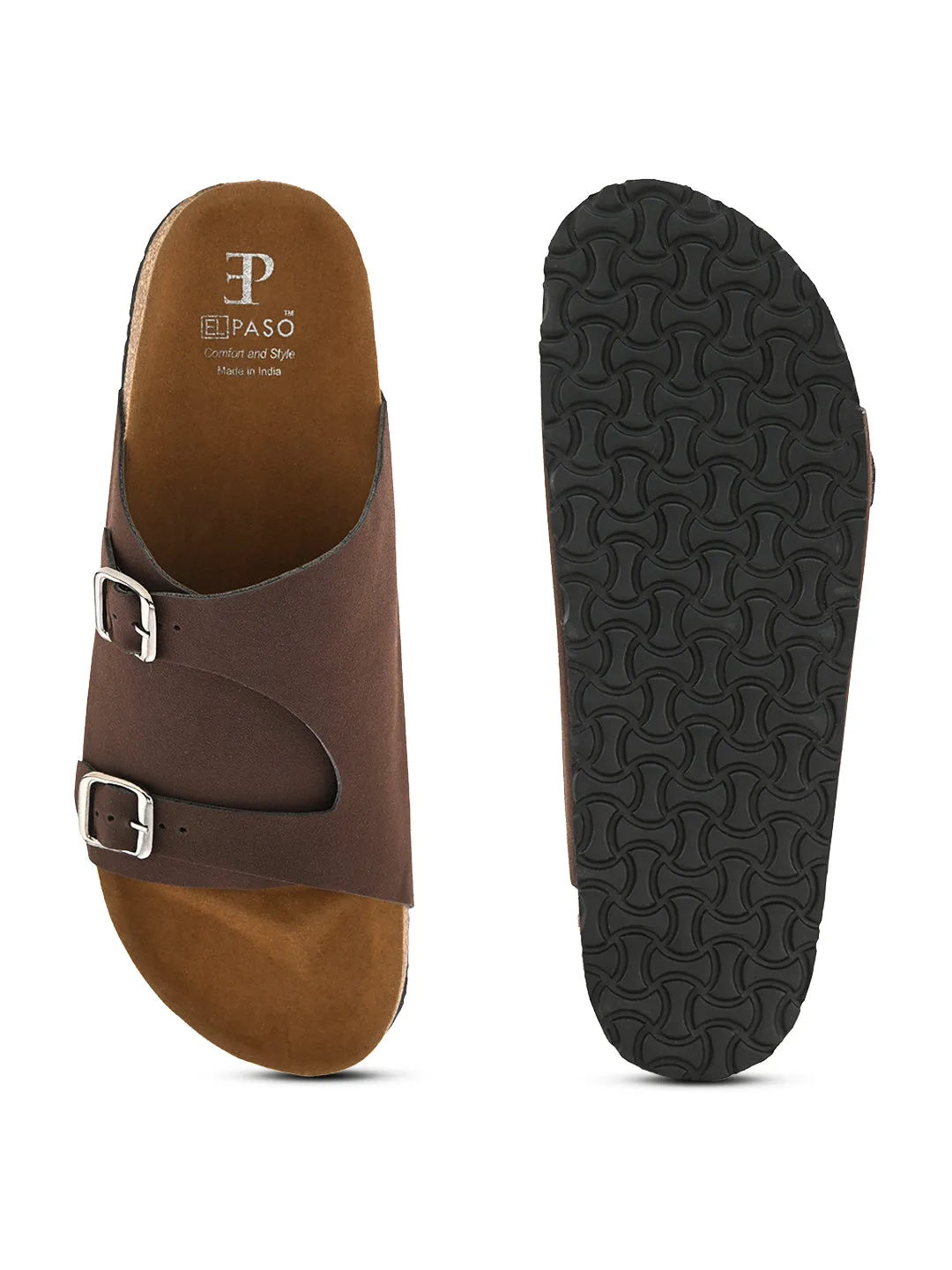 Ebony Dual-Strap Sandal