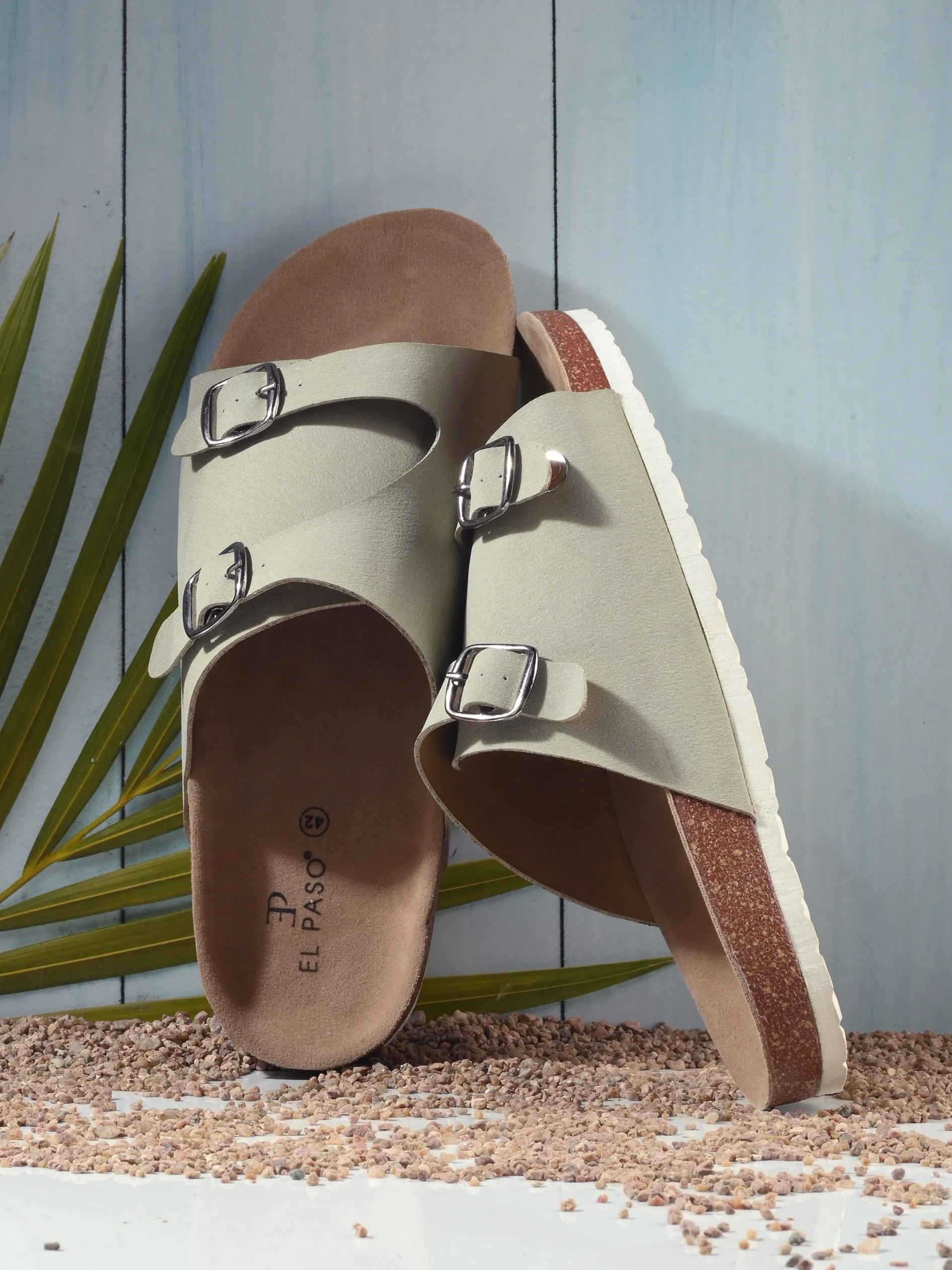 Ebony Dual-Strap Sandal
