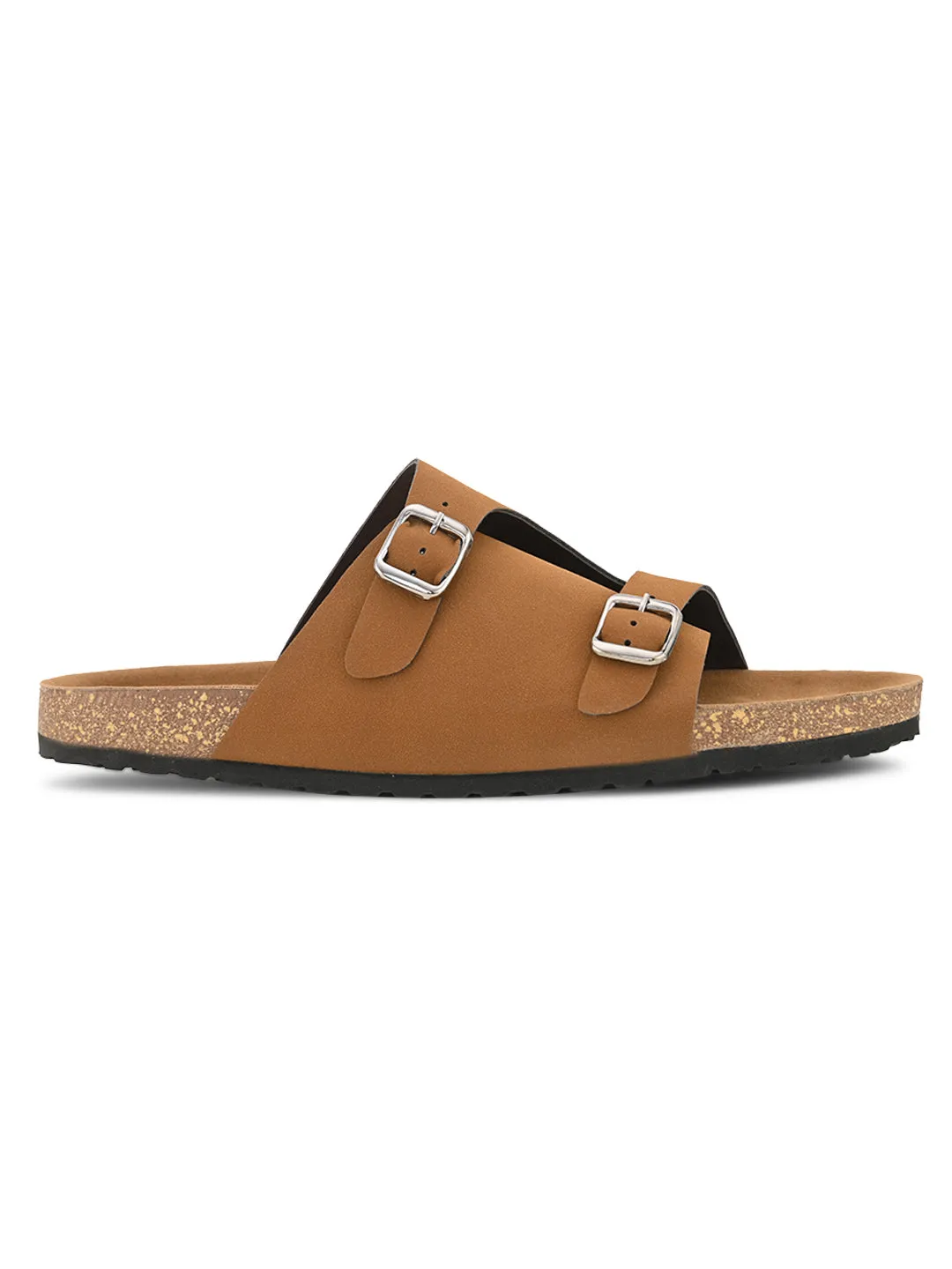 Ebony Dual-Strap Sandal