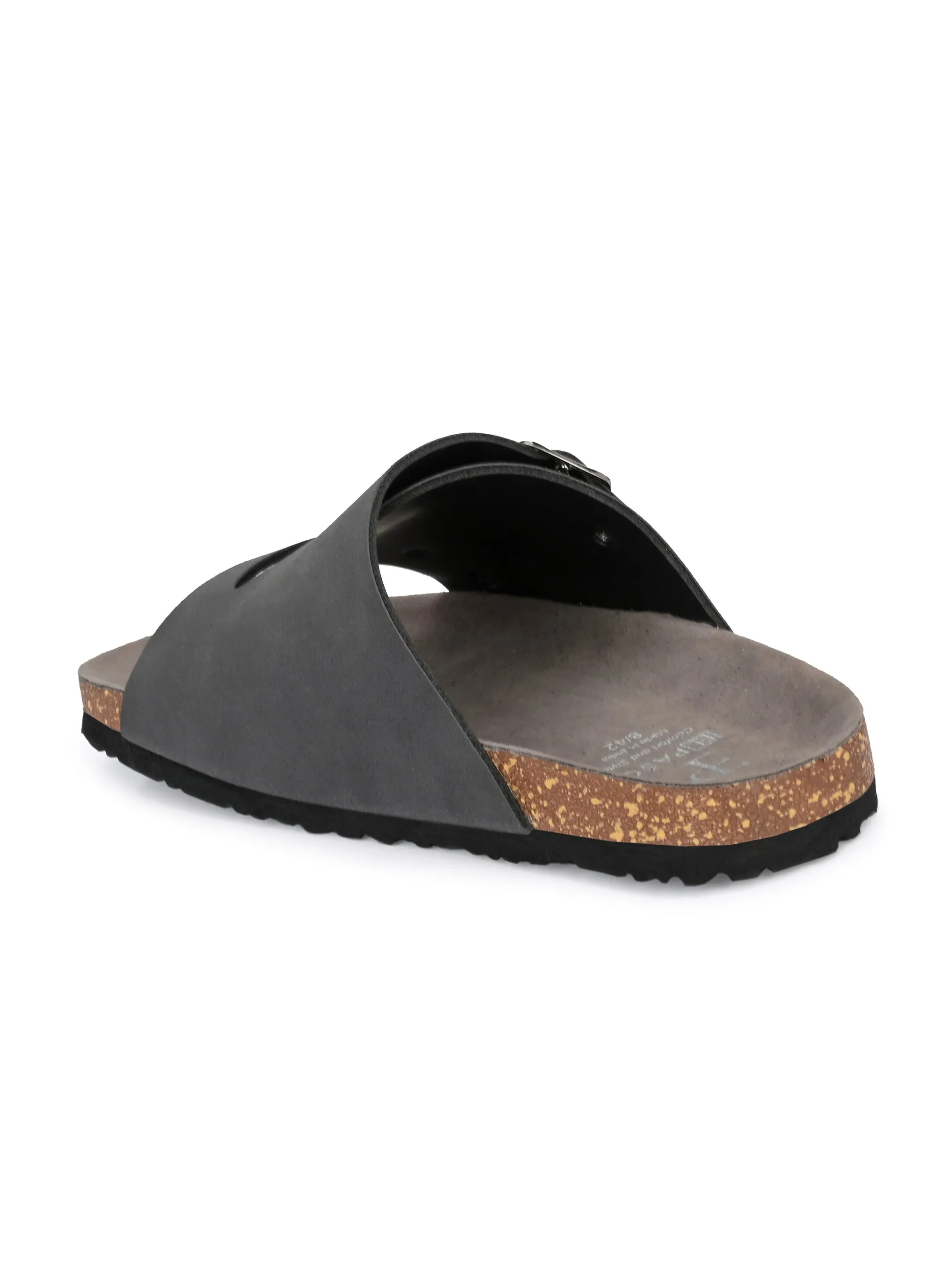 Ebony Dual-Strap Sandal