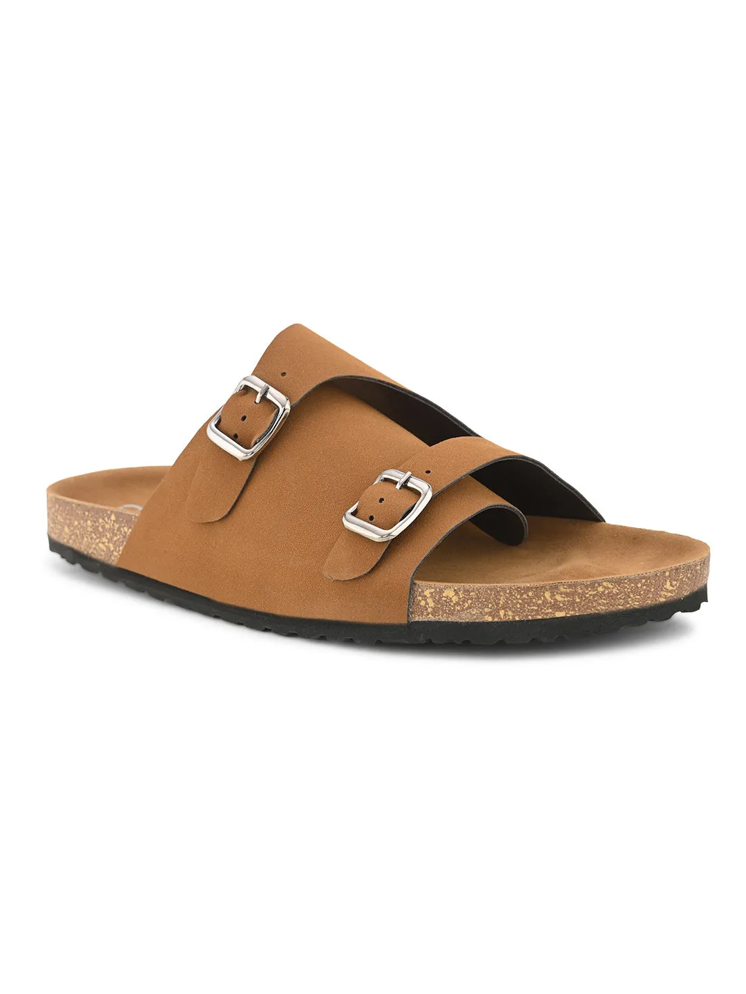 Ebony Dual-Strap Sandal
