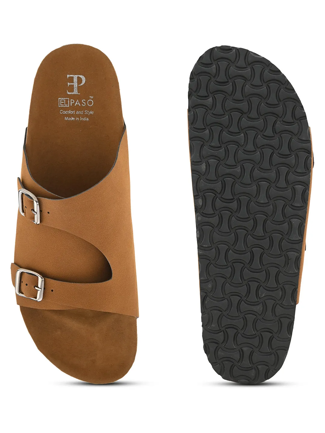 Ebony Dual-Strap Sandal