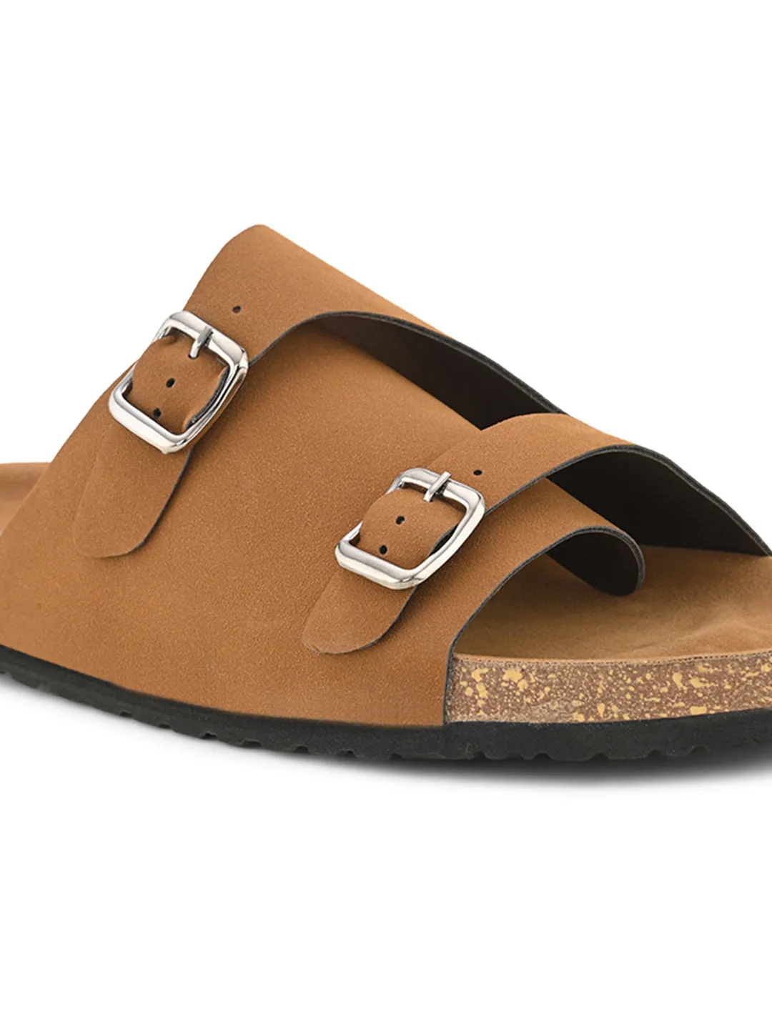 Ebony Dual-Strap Sandal