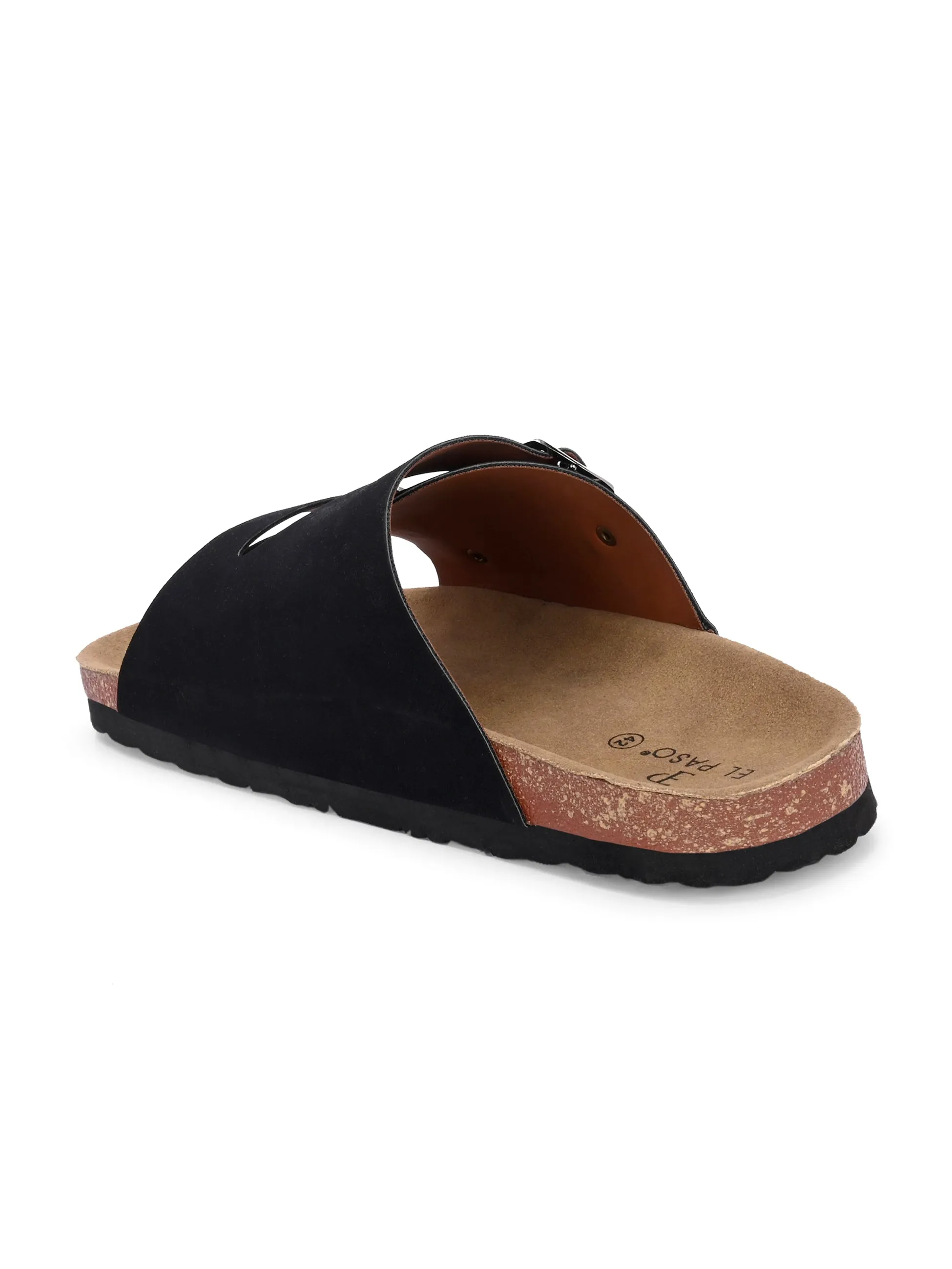 Ebony Dual-Strap Sandal