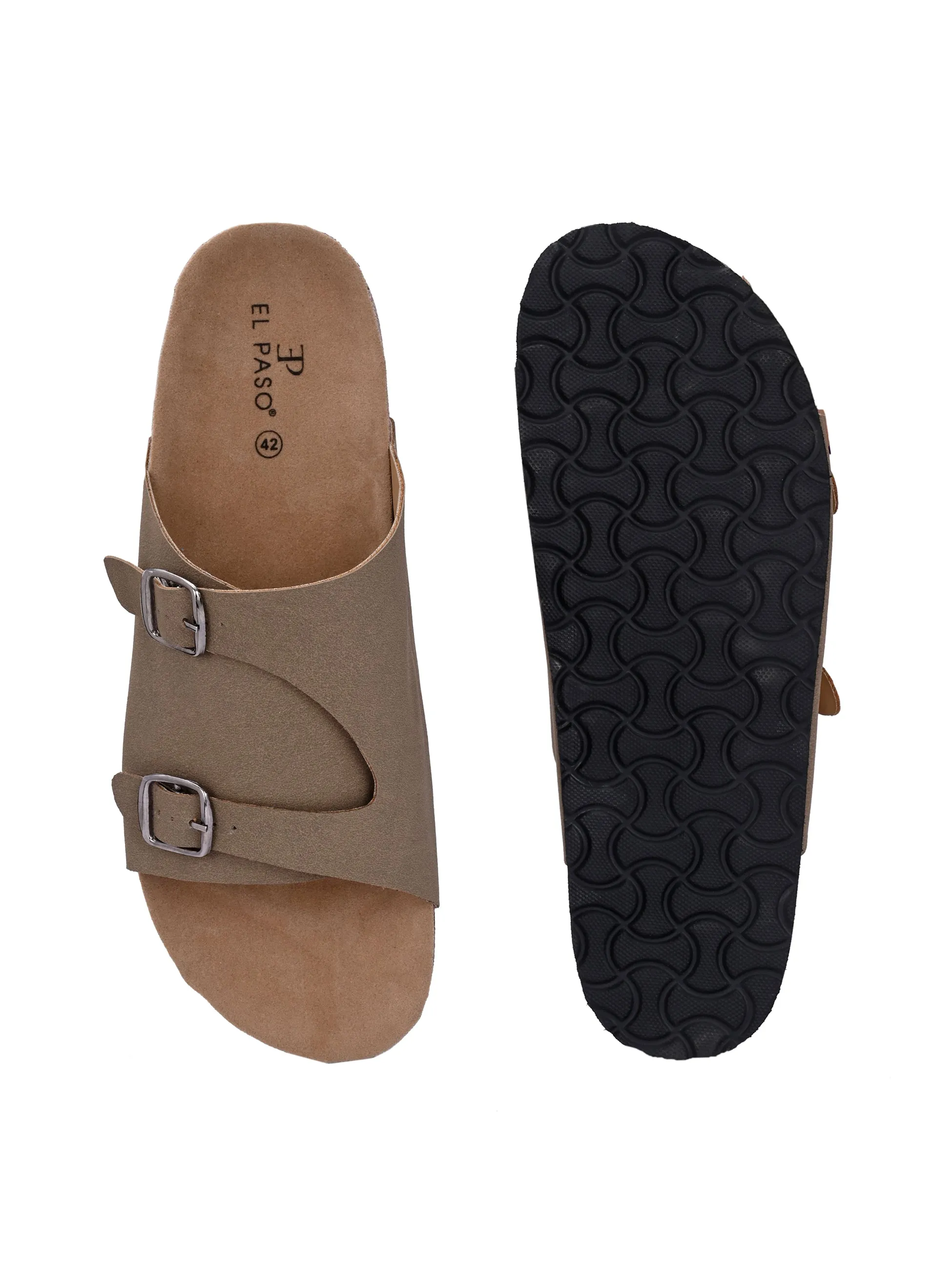 Ebony Dual-Strap Sandal