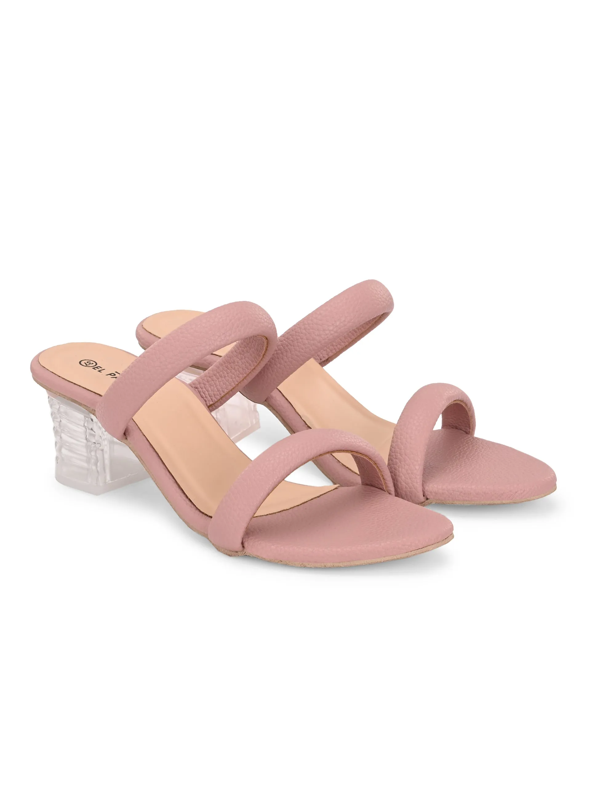 El Paso Open Toe Block Heel Sandals