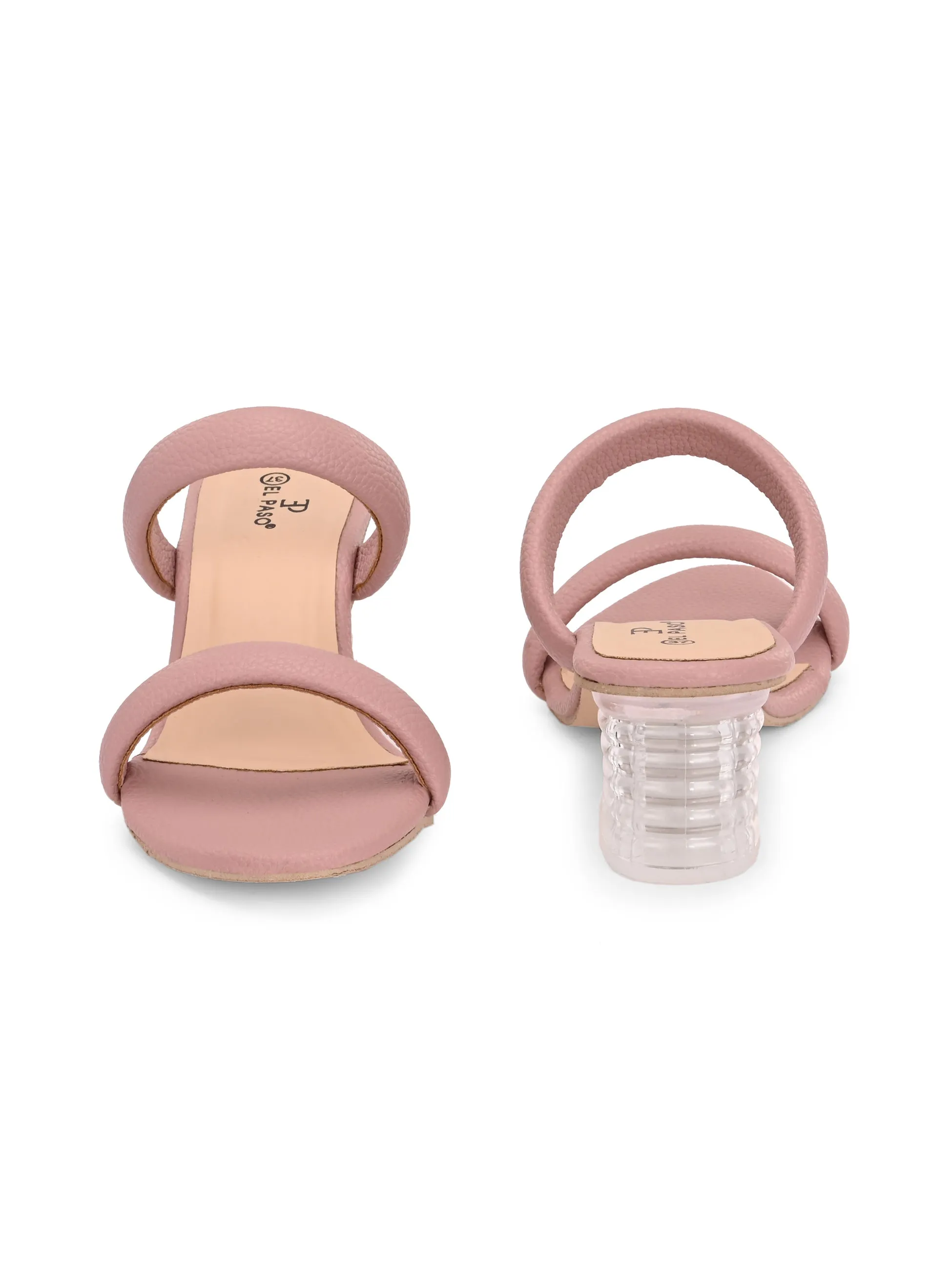 El Paso Open Toe Block Heel Sandals