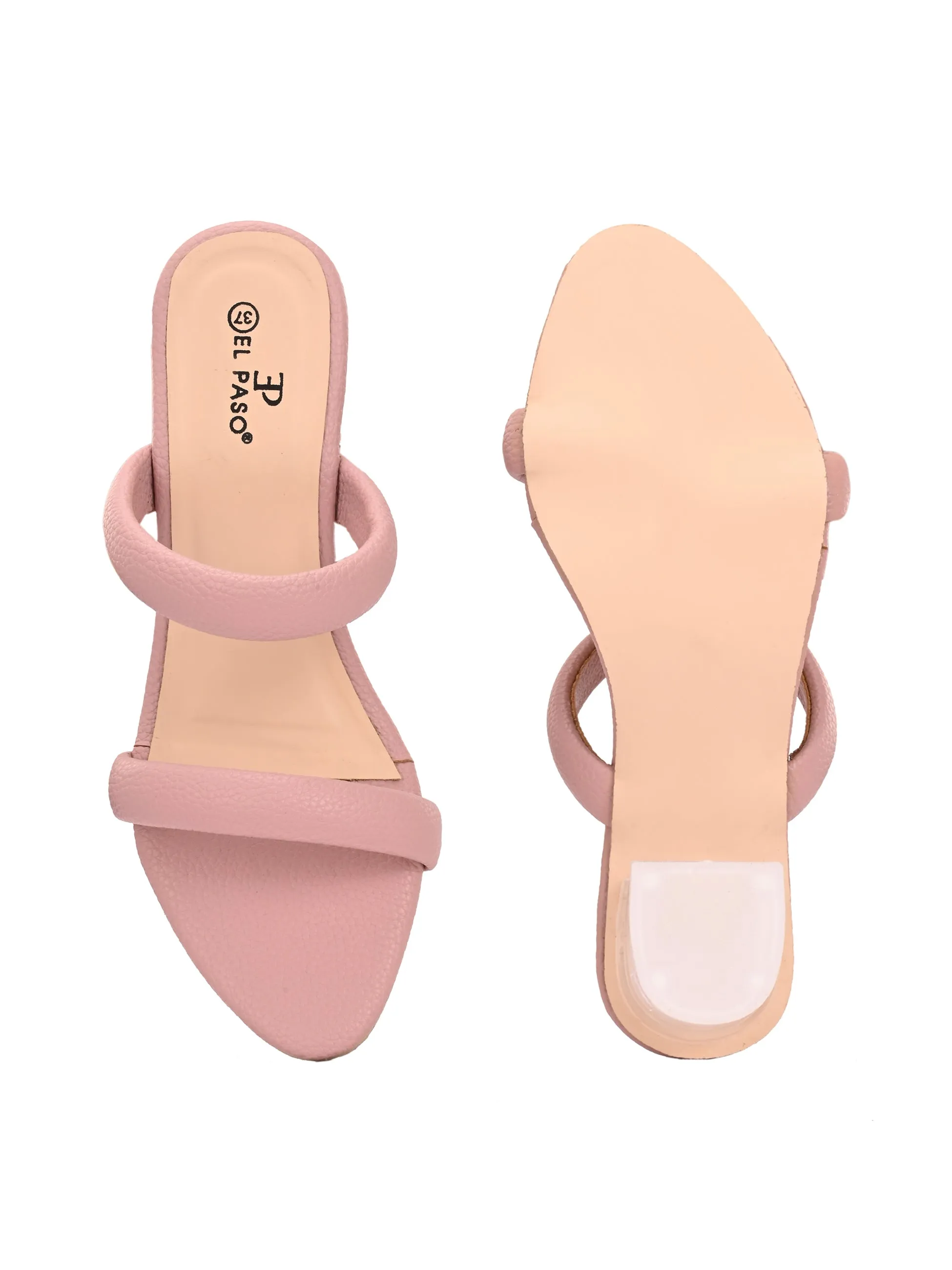 El Paso Open Toe Block Heel Sandals