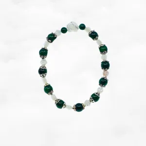 Elf Forest Beaded Jade Bracelet
