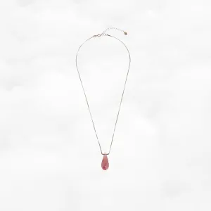 Elf Forest Strawberry Quartz Floral Necklace