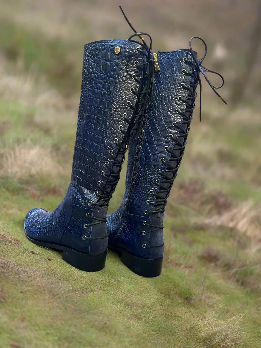 Empire - Navy long leg boot