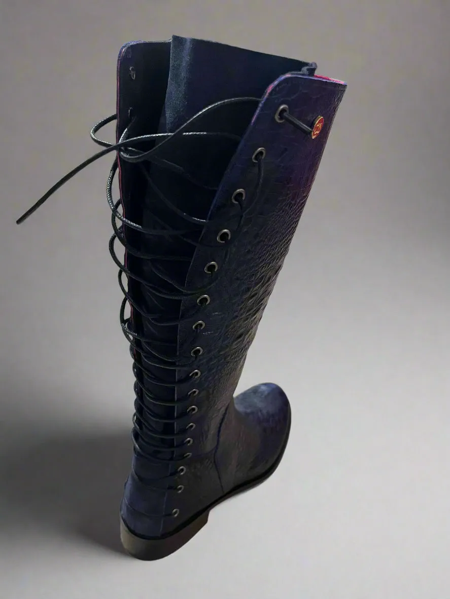 Empire - Navy long leg boot