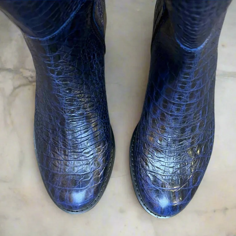 Empire - Navy long leg boot