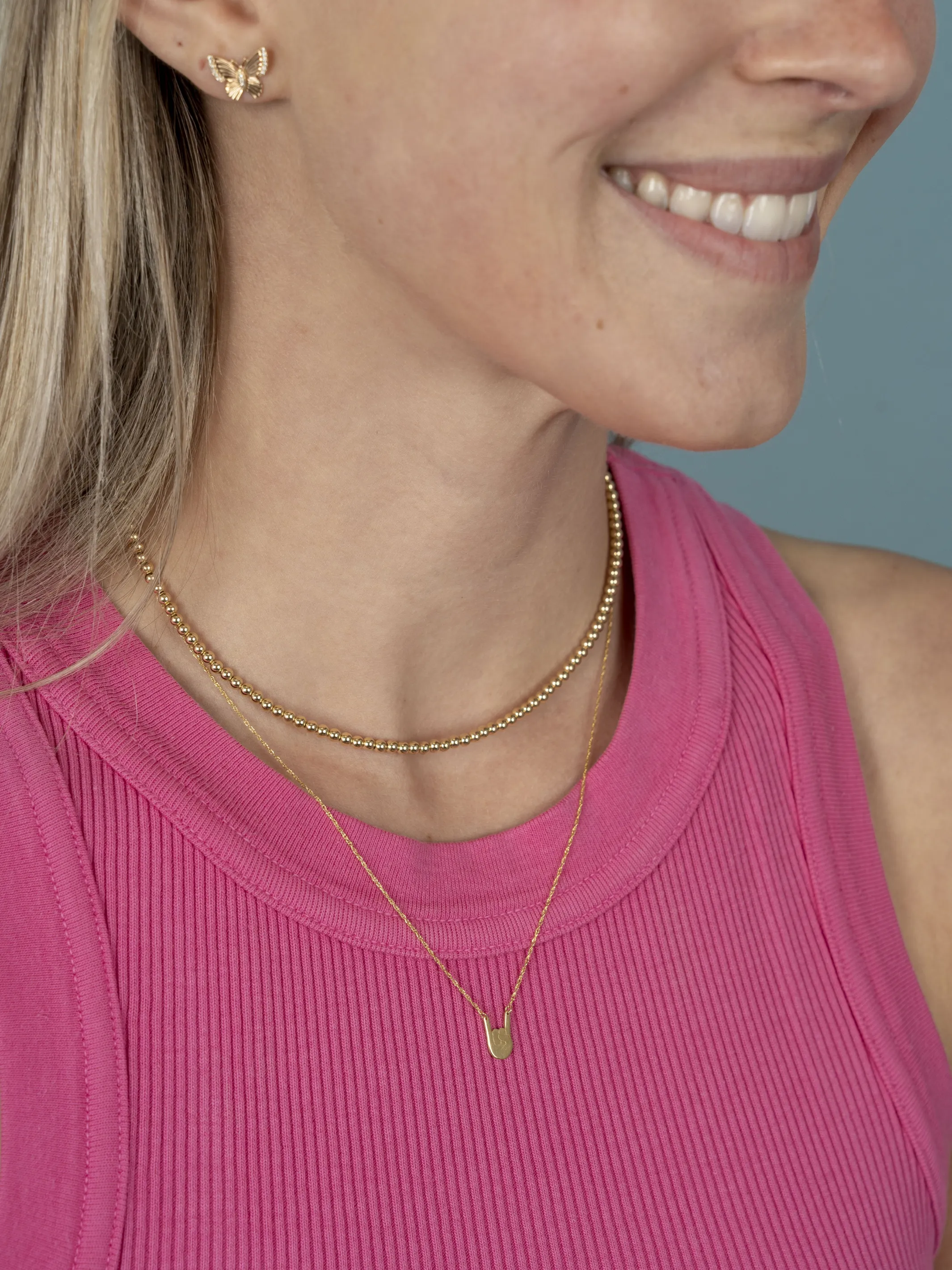 Everyday Beaded Necklace - 3mm