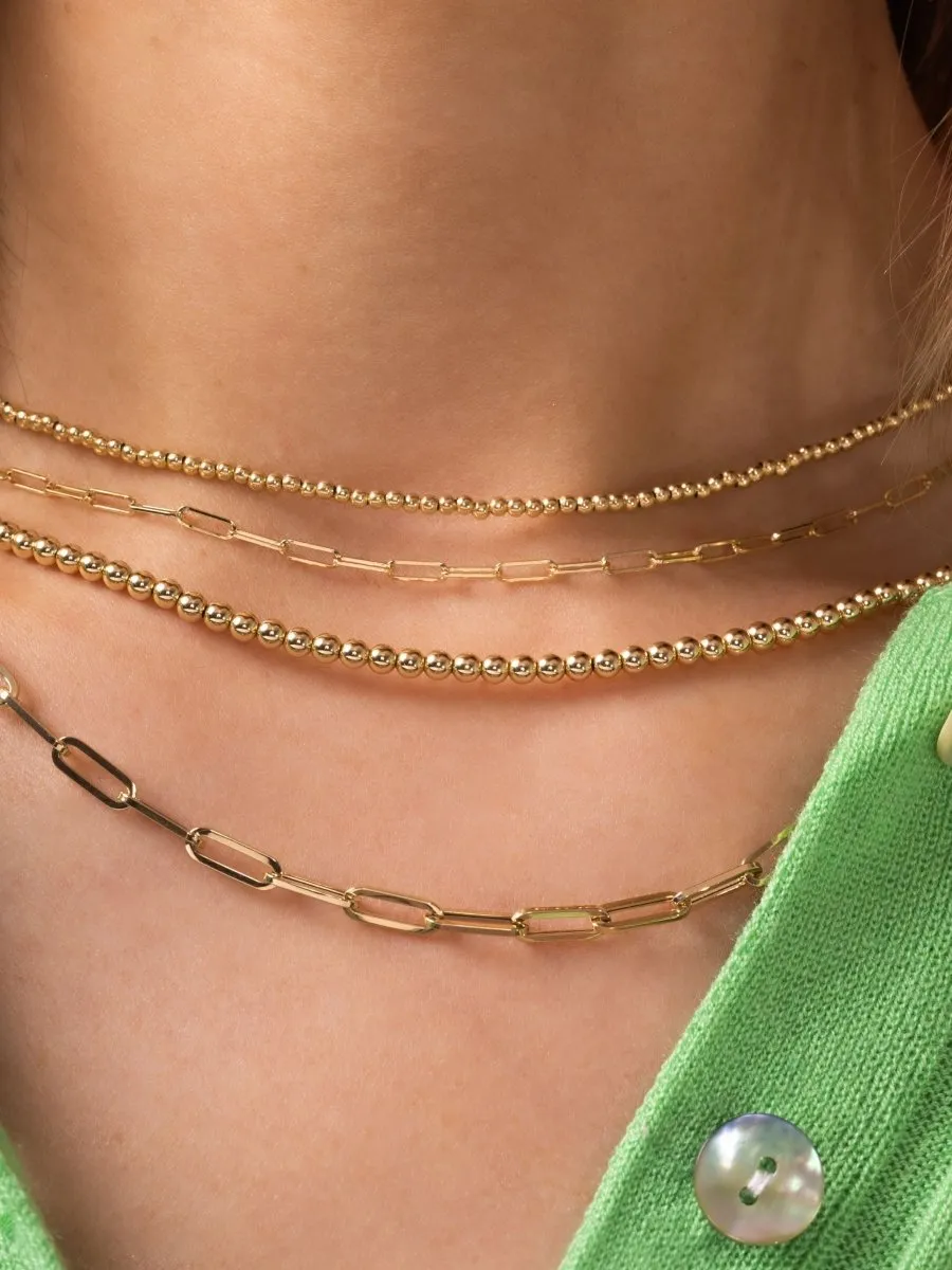 Everyday Beaded Necklace - 3mm