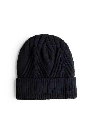 Everyday Black Woolen Cap