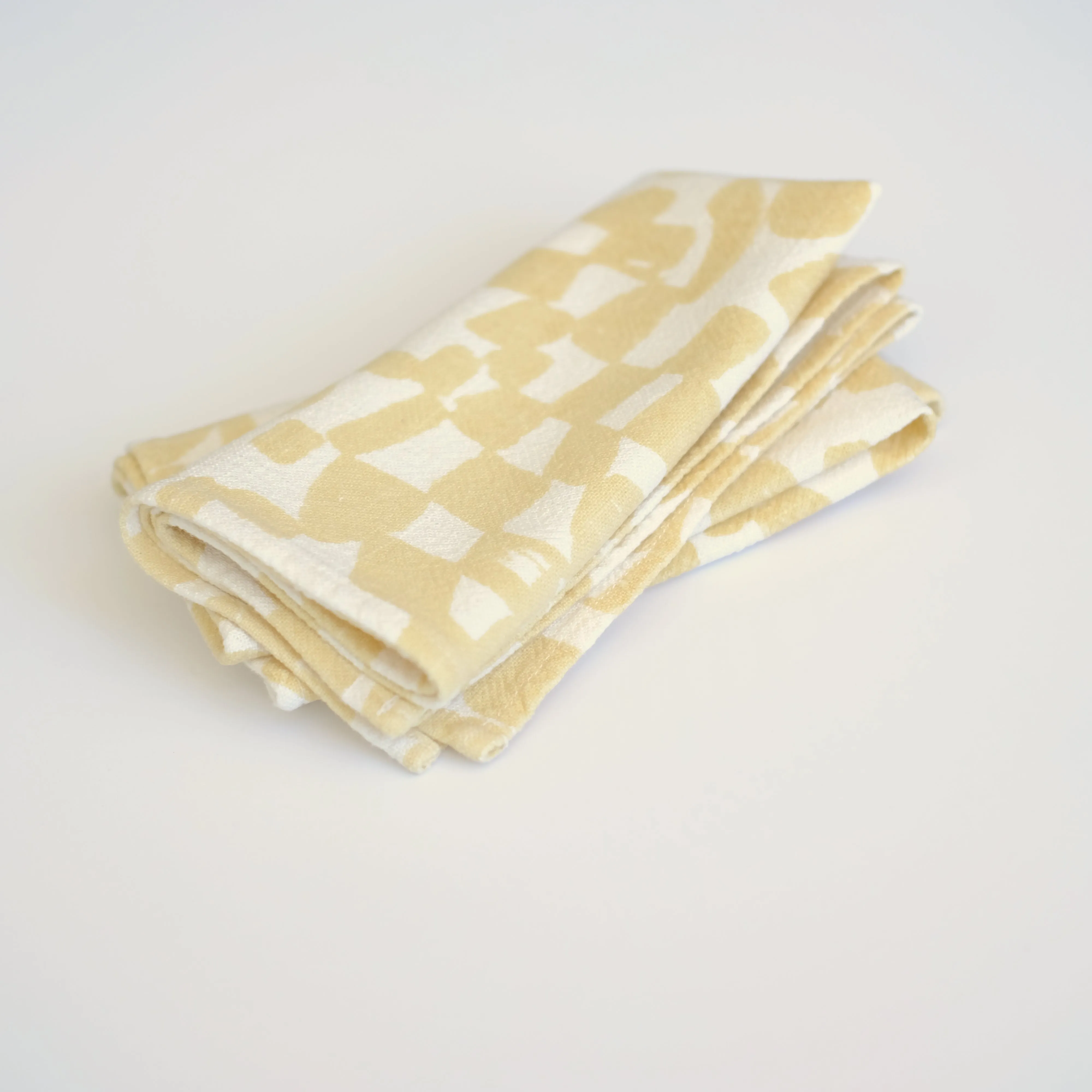 Everyday Napkins - Checks - Vanilla