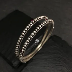 Everyday Silver Bangles (Size: 2.10)