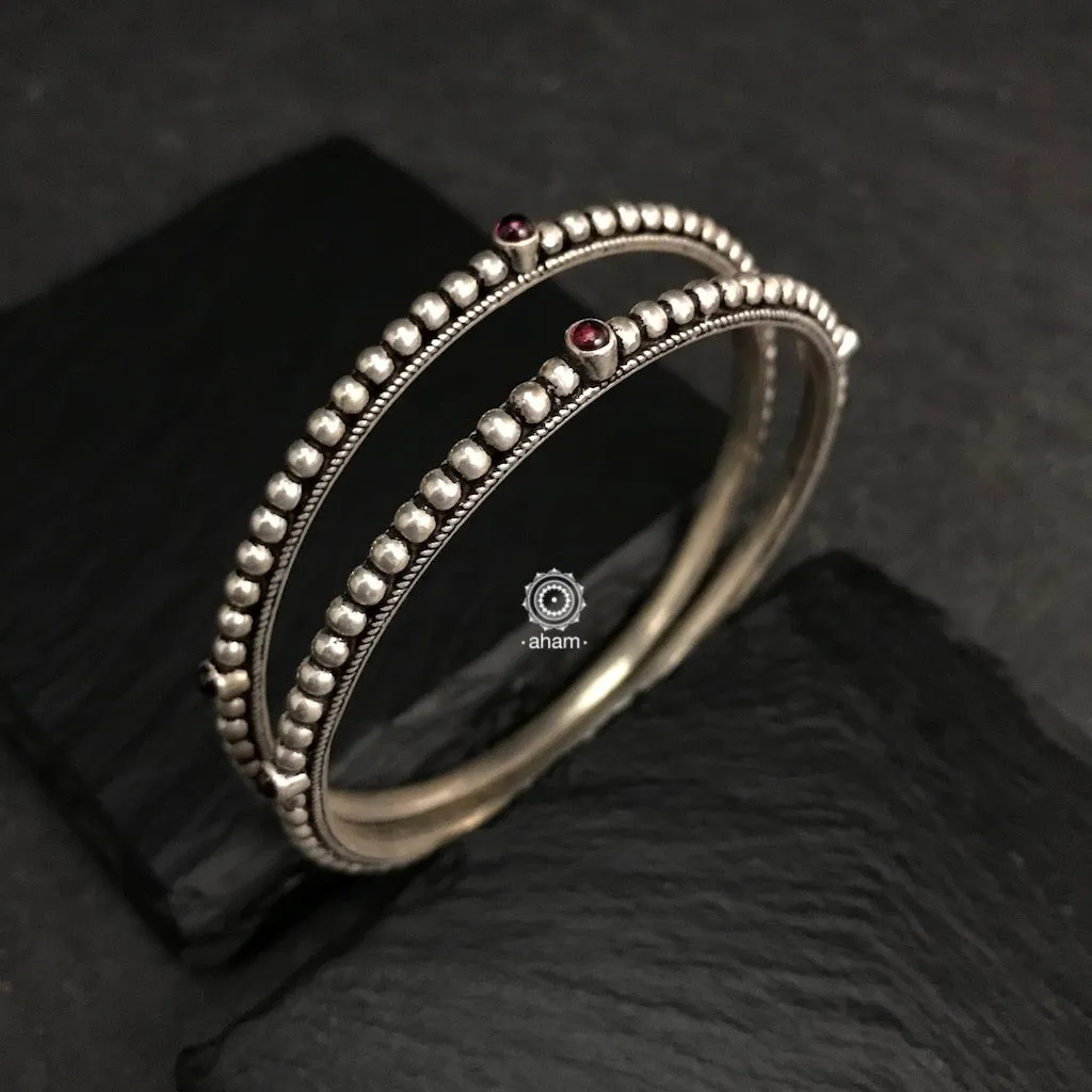 Everyday Silver Bangles (Size: 2.10)