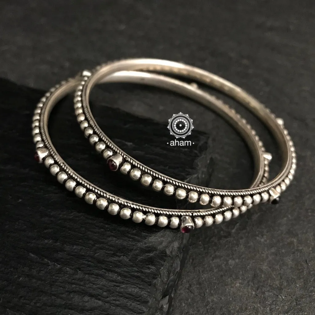 Everyday Silver Bangles (Size: 2.10)