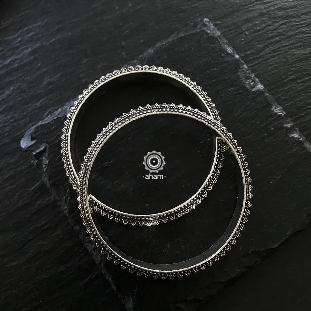 Everyday Silver Bangles (Size: 2.4)