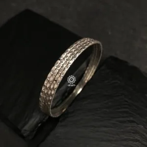 Everyday Silver Bangles (Size: 2.4)