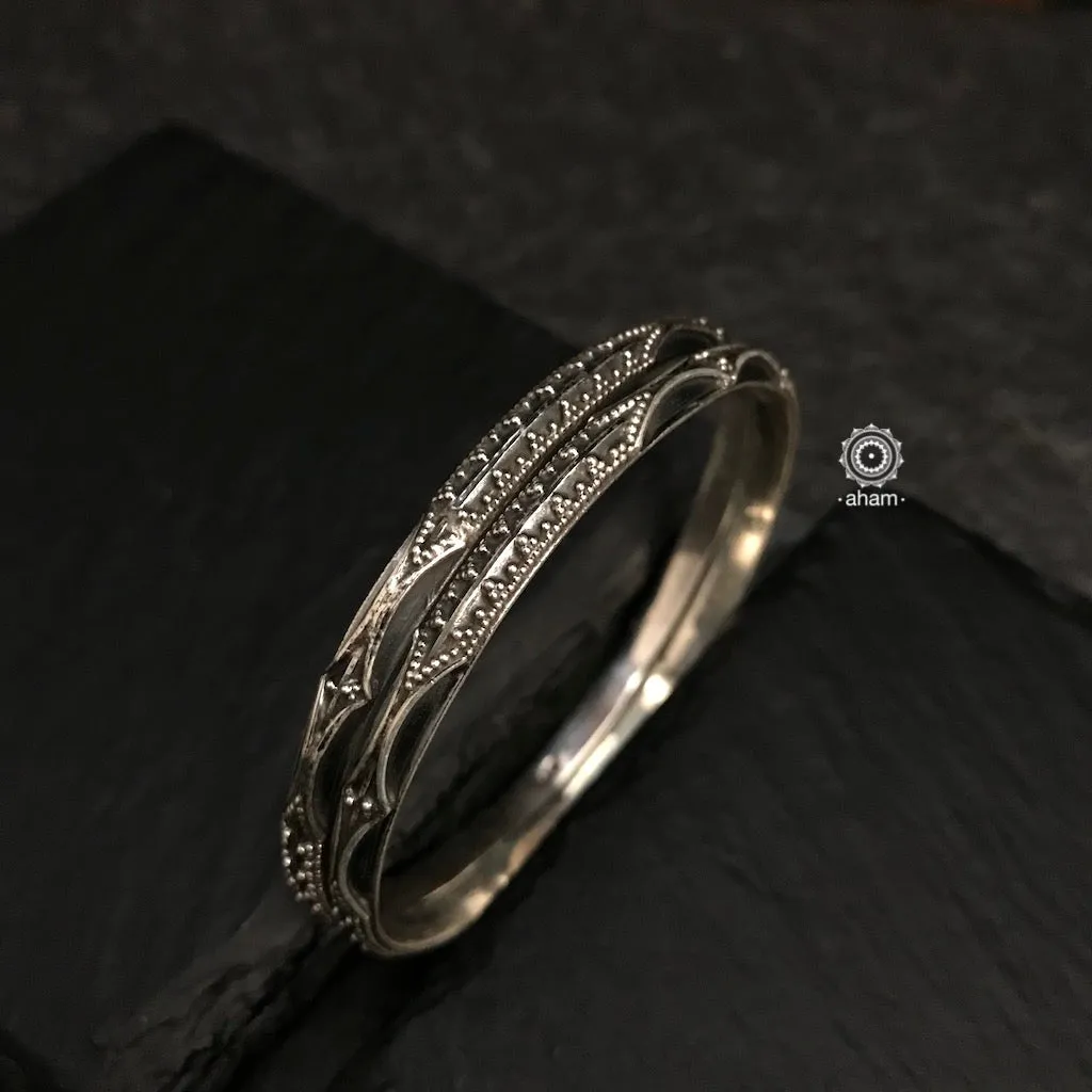 Everyday Silver Bangles (Size: 2.6)