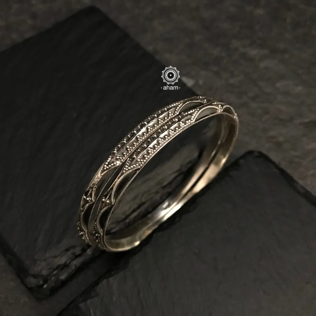 Everyday Silver Bangles (Size: 2.6)