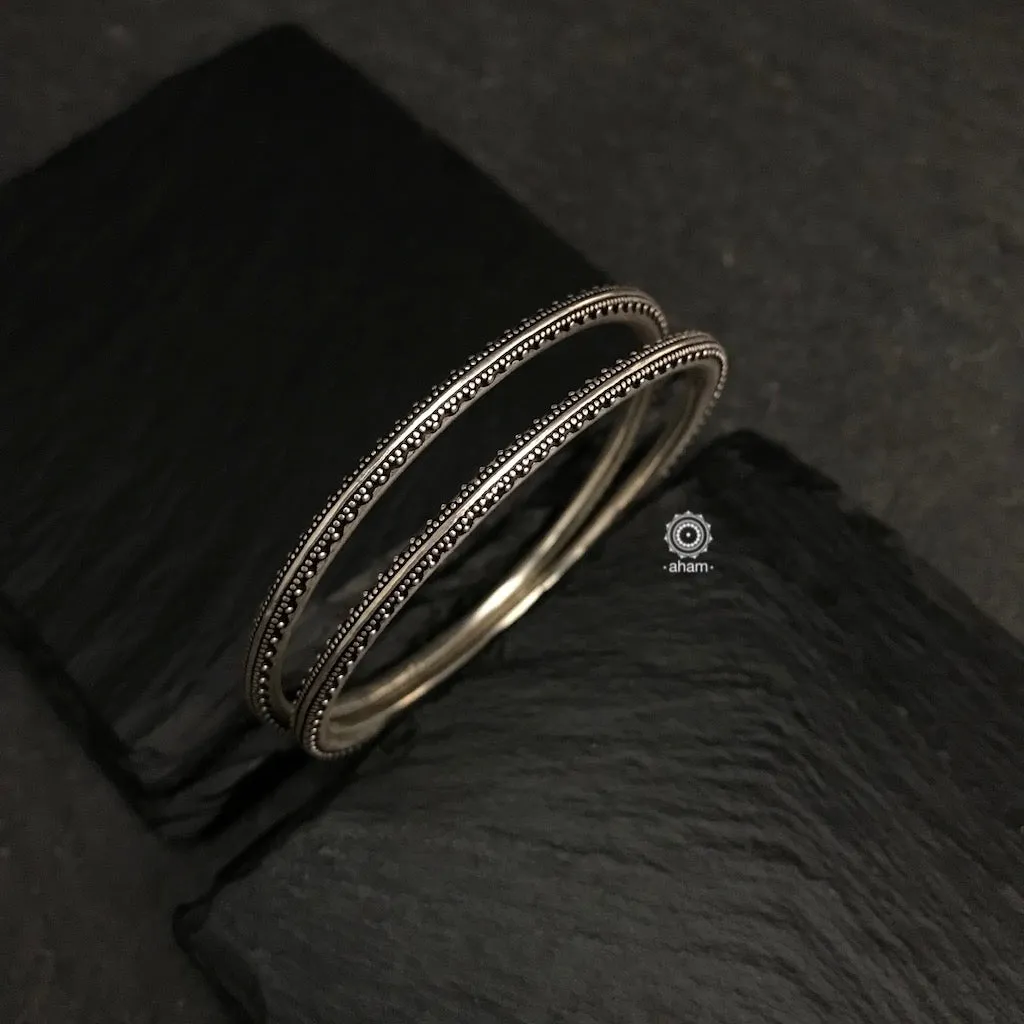 Everyday Silver Bangles (Size: 2.8)