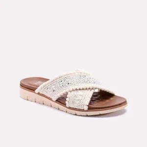 Fawn Comfy Criss Cross Slides 0413222