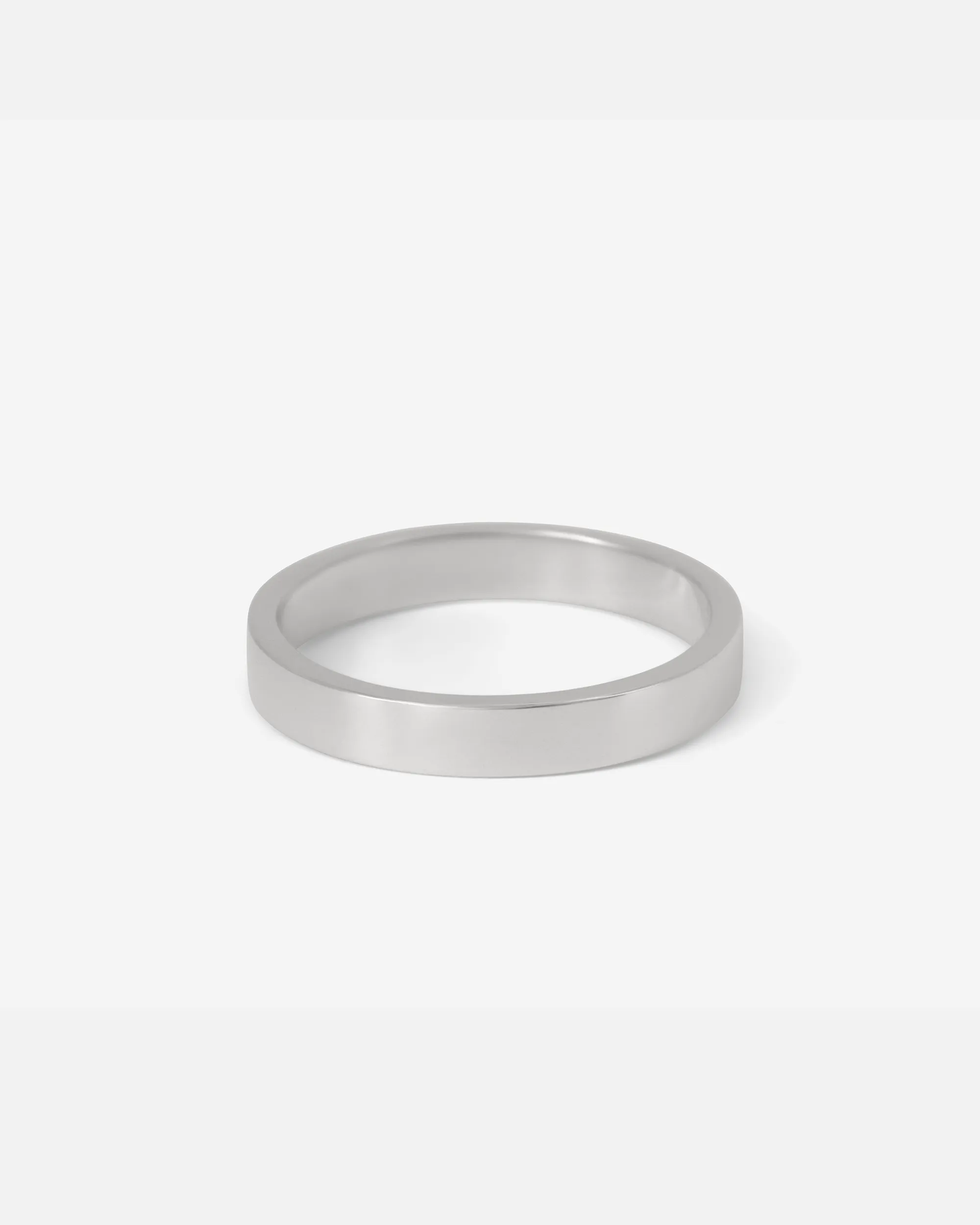 Flat Band / 3.5mm in Platinum