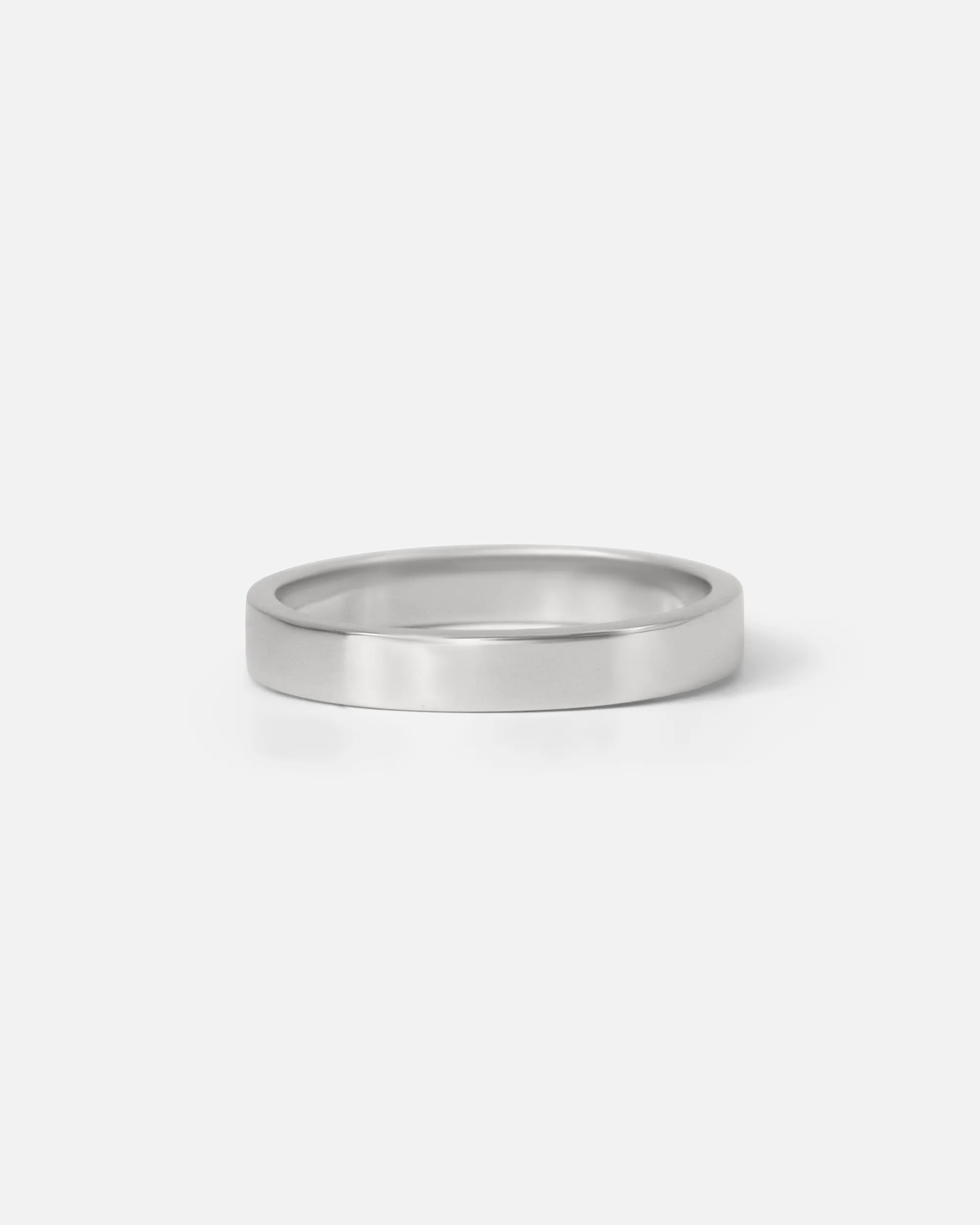 Flat Band / 3.5mm in Platinum