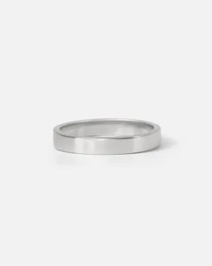 Flat Band / 3.5mm in Platinum