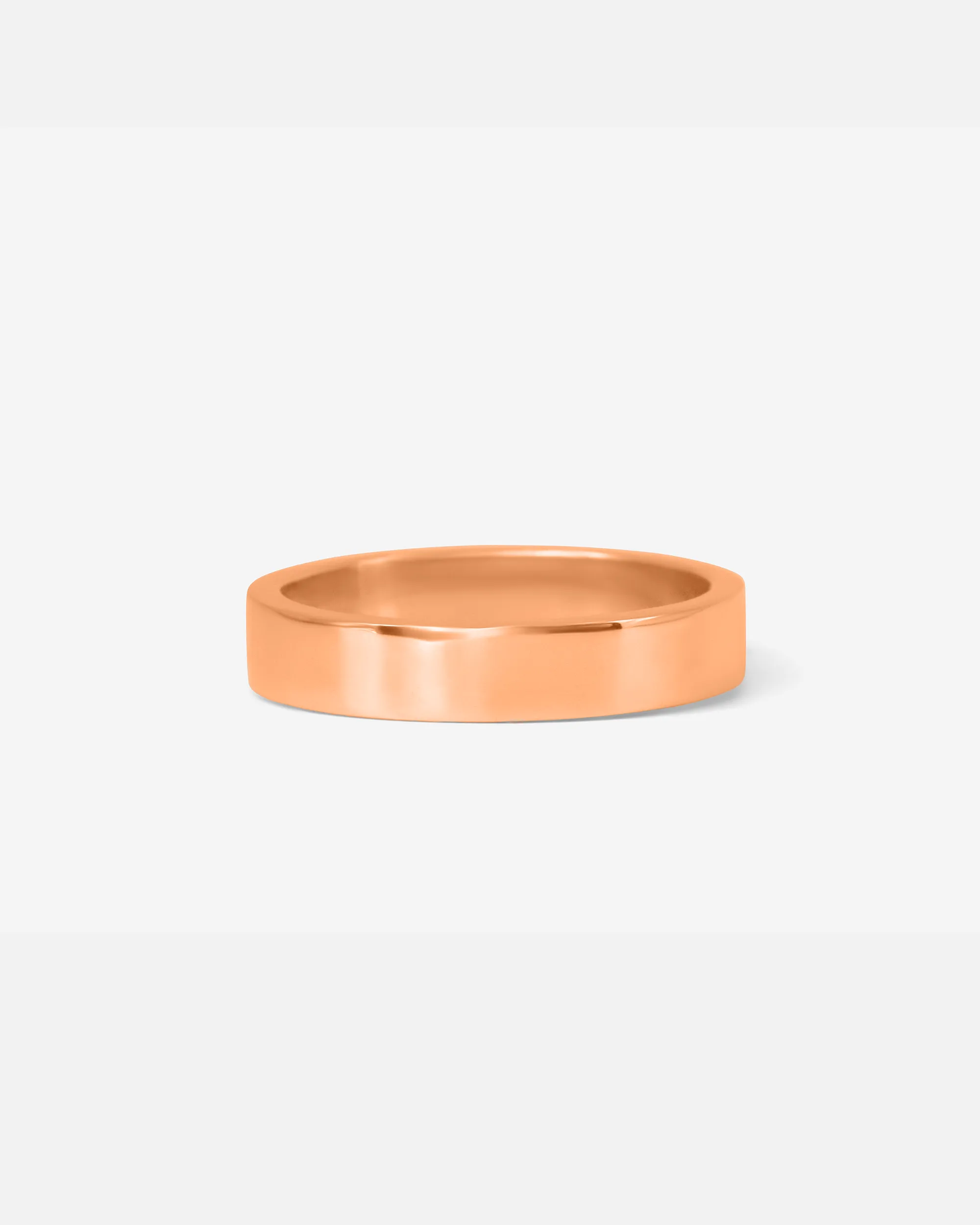 Flat Band / 4.5mm in 18k Gold
